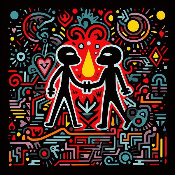 Colorful Abstract Artwork by Art Lovers