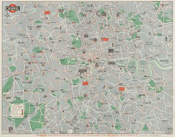Map of general routes - London