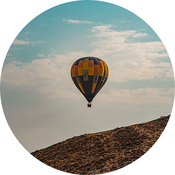 Luchtballonvaart over de Namib-woestijn Namibië, Afrika van Patrick Groß