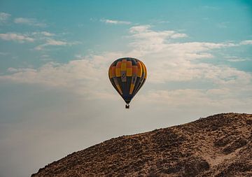 Heißluftballonflug über die Namib-Wüste Namibias, Afrika von Patrick Groß