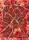Kaart van Venlo in de stijl 'Amber Autumn' van Maporia thumbnail