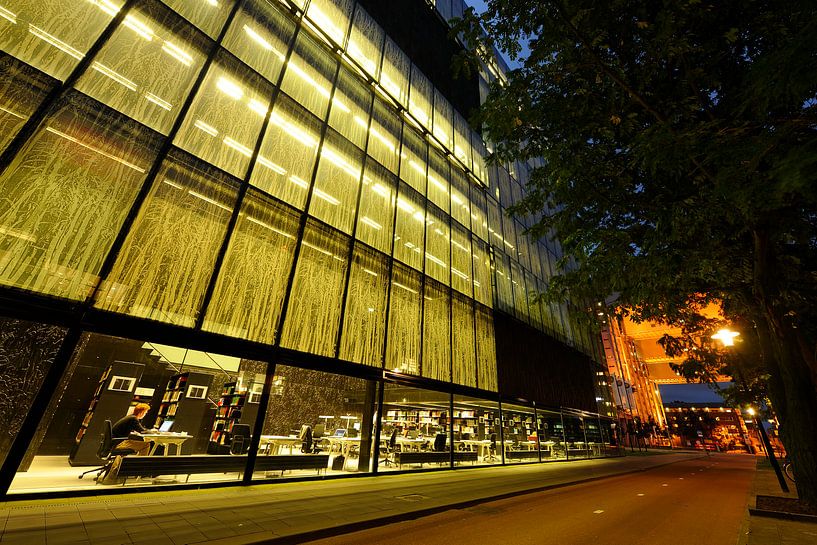 De Universiteitsbibliotheek Utrecht op de Uithof van Donker Utrecht