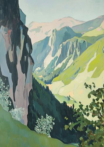 Mountains Fauvism Nature Botany