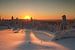 Sonnenaufgang in Lappland von Menno Schaefer