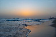 Sun setting on the Maspalomas beach, Canary Islands by Vicente M thumbnail