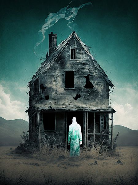Halloween haunted house ghost spooky mystery by gm_designs