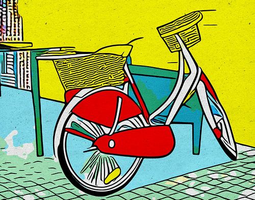 On the road with the bike