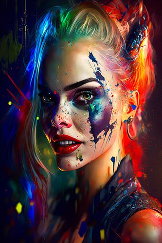 Abstract Harley Quinn