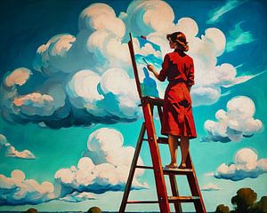 La femme qui enregistre les nuages