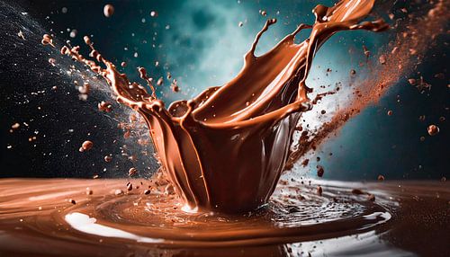 Zoete chocoladedruppels