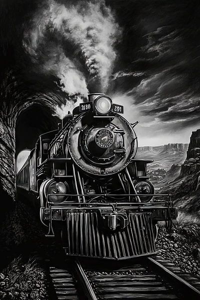 The railway's steamy past by Poster Art Shop
