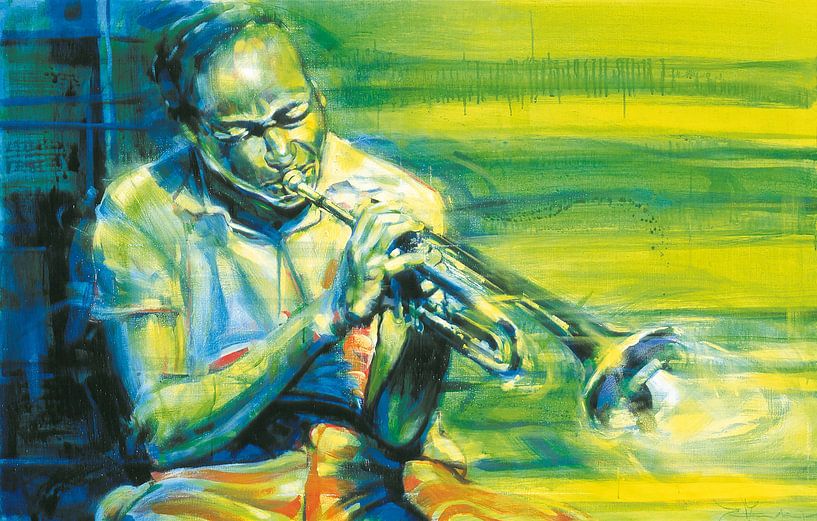 Jazz-Trompeter von Frans Mandigers