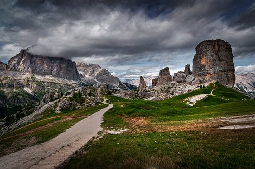 cinque torri dolomieten