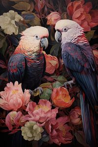 Parrots by Bernardine de Laat