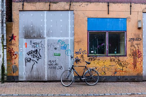 Gazelle men's bicycle in the centre of Groningen