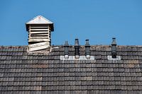 Versleten schoorsteen