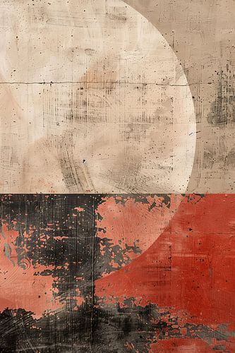 Les cercles usés par les intempéries