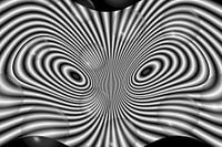 Hypnotika Optik Illusion monochrome Täuschung