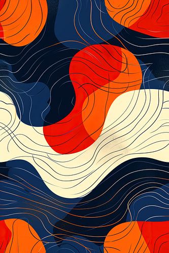 Abstracte Golven van Emotie