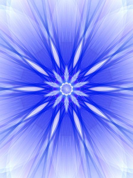 Mandala digital art 'Perfection' by Ivonne Fuhren- van de Kerkhof