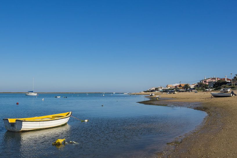 Coast of the island Ilha de Faro, Portugal by Katrin May