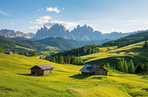 Majestätische Stille über den Dolomitenspitzen