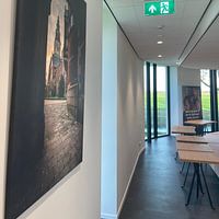 Klantfoto: Martinitoren Groningen van Max ter Burg Fotografie, op canvas