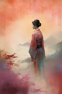 Japanese beauty by Lisa Maria Digital Art
