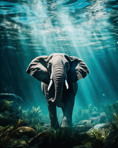 Tierportrait von fernlichtsicht