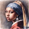 the girl with the pearl earring by Digital Art Nederland
