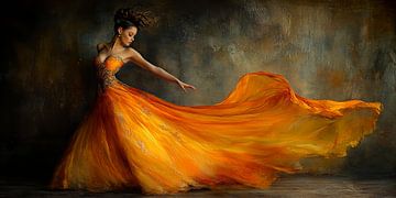 Mandarin Dancer by Amanda Moore