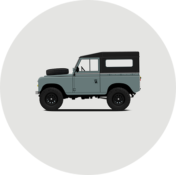 Land Rover Series Green van Paul Jespers