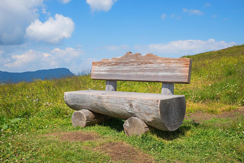 The bench in the mountains by SusaZoom