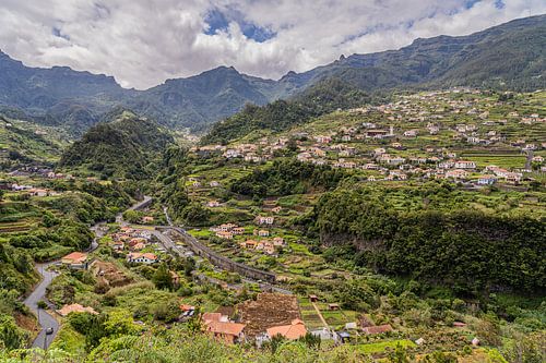 Panoramic landscape photo of São Vicente, Madeira