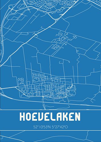 Blaupause | Karte | Hoevelaken (Gelderland)