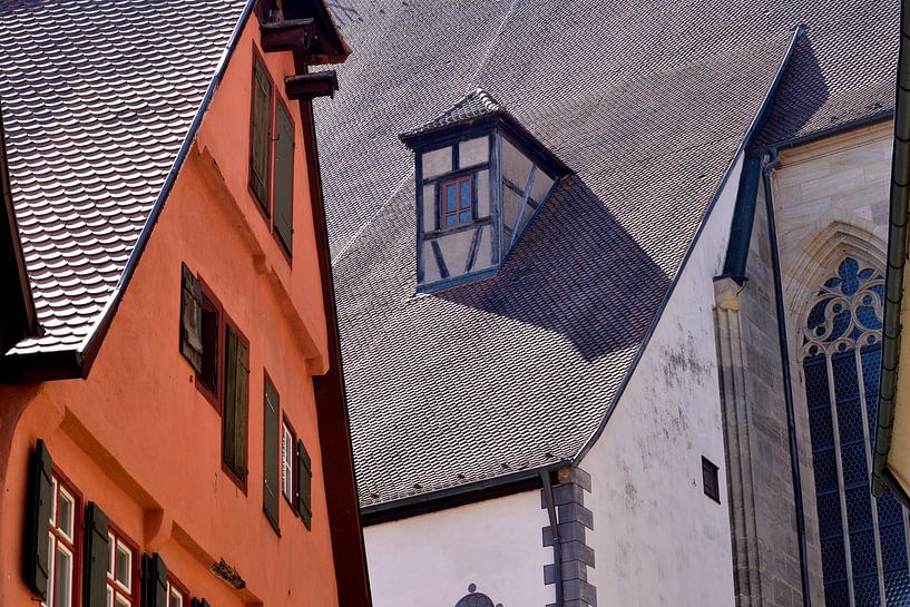Dinkelsbühl, historischer Stadtkern, Dächer von Nick Wendt