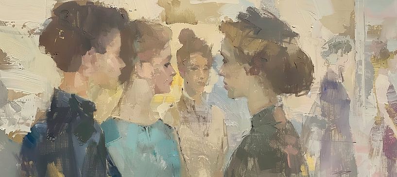 Women's portrait by ARTEO Paintings