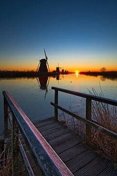 Kinderdijk molen, UNESCO werelderfgoed van Dirk-Jan Steehouwer