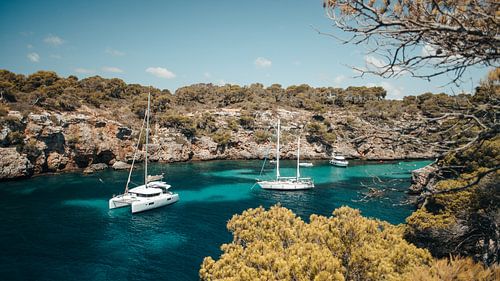 Cala pi, Bucht auf Mallorca by Rob van Dongen