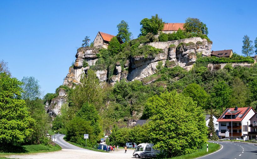 Blick auf die Burg Pottenstein in der Fränkischen Schweiz in Bayern, Deutschland, von Animaflora PicsStock