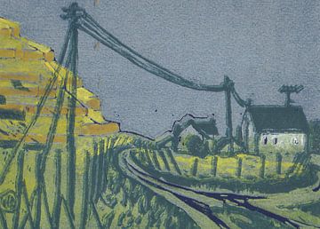 At the colourful cow at the entrance to Walporzheim Ahrtal by Matthias Bertram