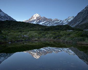 Mount Cook Reflection by Keith Wilson Photography