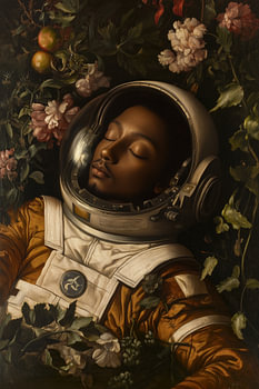 Astronaute endormi