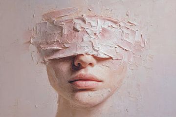 Abstraktes Porträt-Kunstwerk - Moderne Wanddekoration von SPEQ ART