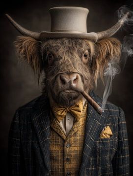 Hoge hoeddrager - Schotse elegantie van MArt