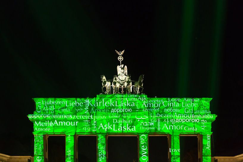 Brandenburger Tor in besonderem Licht von Frank Herrmann