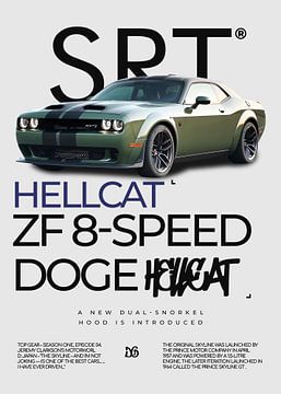 Dodge Hellcat SRT sur Ali Firdaus