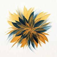 Sunburst-Blütenblätter
