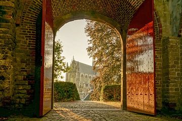 Gate of Leiden Castle by Dirk van Egmond