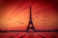 Eiffelturm im Sonnenaufgang von Melanie Viola Miniaturansicht